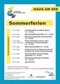 Sommerferienprogramm bis Mitte Juli