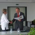Minister Dr. Hermann Onko Aeikens besuchte die Gemeinde Muldestausee