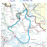 Baustelle und Umleitung