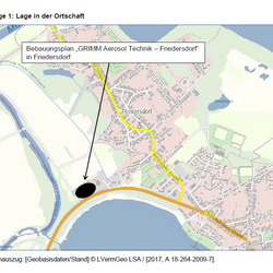 Lage in der Ortschaft