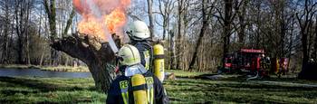 Brandbekämpfung  (OF Burgkemnitz) ©Fotostudio Rampenlicht